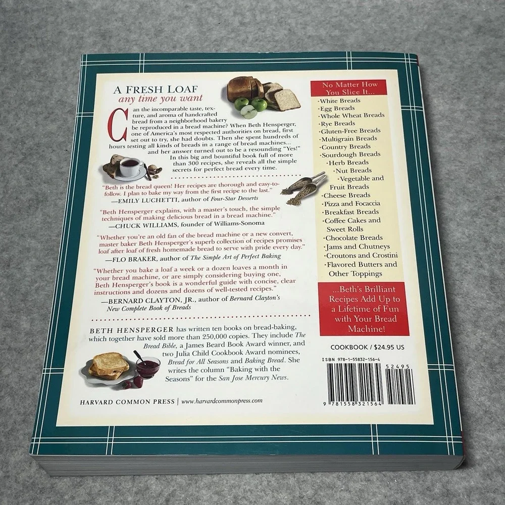 The Bread Lovers Bread Machine Cookbook: A Master Bakers 300 Favorites Softcover